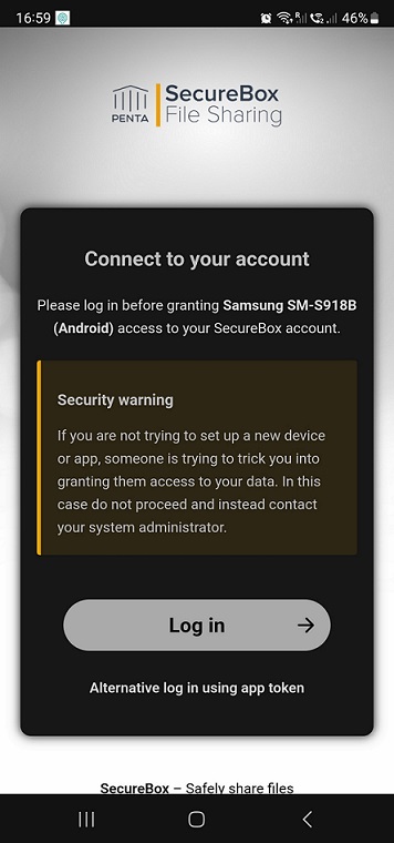 securebox portal url